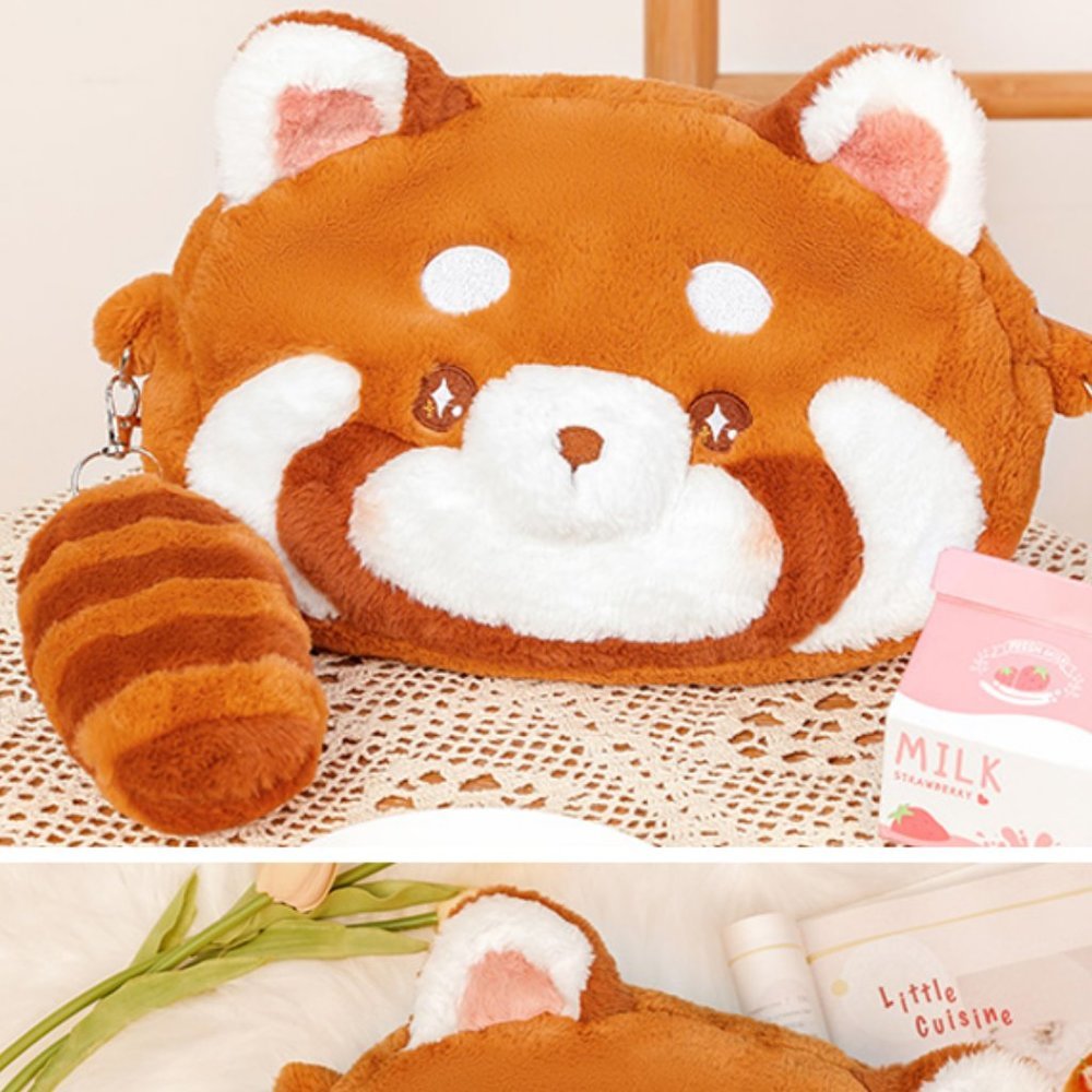 Panda Plush Shoulder Bag | Women Shoulder Bag Crossbody Bag Lolita School Bag